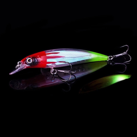 WALK FISH-señuelo de Pesca luminoso Minnow, 110mm, 13,5g, cebo duro, profesional, Wobblers, Lucio, Pesca aparejos de Pesca ► Foto 1/6