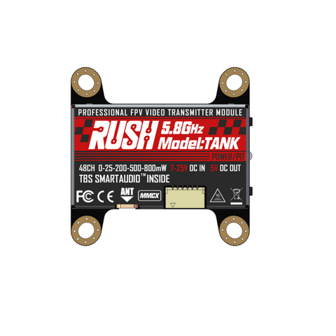 RUSH TANK-tanque VTX para Dron teledirigido, 5,8G, 48CH, PIT, 800mW, Mini VTX, 48CH, 350mW, TBS, SmartAudio, FPV, transmisor ► Foto 1/6