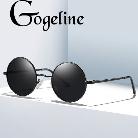 Gafas de sol polarizadas redondas para hombre y mujer, anteojos de sol Retro de marca de diseñador, con espejo UV400, coloridas, clásicas, de Metal, 2022 ► Foto 1/6