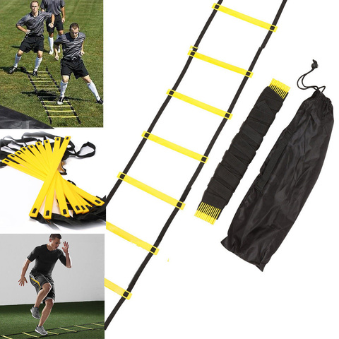 Correas de nailon escaleras para entrenar velocidad de agilidad escalones de escalera ágil para Fitness fútbol equipo de escalera de velocidad ► Foto 1/5