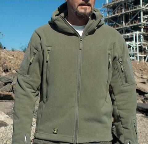 Chaqueta táctica Militar de invierno para hombre, forro polar térmico, para deportes al aire libre, Abrigo con capucha, chaqueta Militar Softshell para senderismo, ejército al aire libre ► Foto 1/6