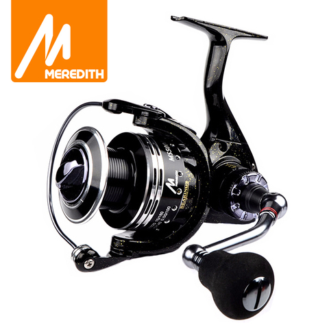 Meredith 6BB + 1RB arrastrar carrete giratorio con mayor carrete 8-12 KG Max Drag Barco de mar pesca de giro rollo ► Foto 1/6