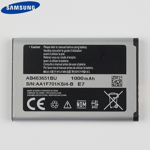 Samsung-batería Original AB463651BU para Samsung S5630C S5560 C3518 J800 J808 F339 S5296 L700 W559 S5628 B3410 L708E SGH-L700 ► Foto 1/1