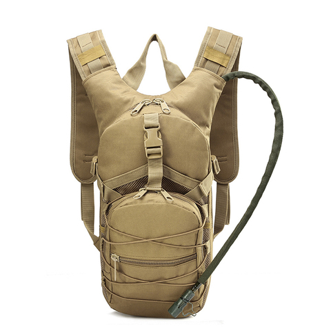 Mochila táctica ligera, bolsa de agua, Camel, supervivencia, senderismo, hidratación, militar, Camping, bicicleta ► Foto 1/6