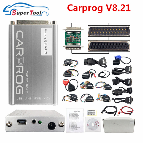 Mejor Carprog V8.21 en línea programador Carprog 8,21 Auto programador clave con Keygen coche Prog 8,21 con Chip Ecu en herramienta de reparación de automóviles ► Foto 1/6