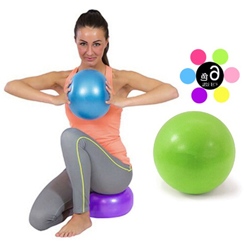 Nuevo 25cm Bola de Yoga ejercicio de gimnasia Fitness Pilates Bola de ejercicio de equilibrio gimnasio Fitness Yoga balón para Core Entrenamiento de interior Bola de Yoga ► Foto 1/6