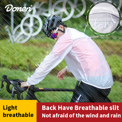 Chaqueta impermeable de Ciclismo de DONEN para hombre, impermeable, para bicicleta de montaña, para hombre, chaqueta de viento, para bicicleta de carretera, impermeable, Ropa para Ciclismo ► Foto 1/6