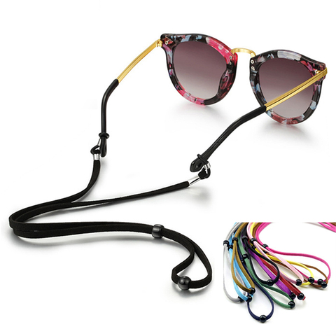 Cadena antideslizante para gafas de sol, accesorio deportivo con cordón ajustable para anteojos, correa para el cuello ► Foto 1/6