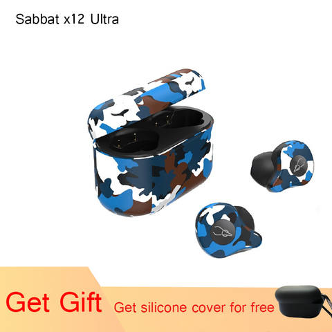 Sabbat-auriculares inalámbricos X12 Ultra Mini con Bluetooth 5,0, dispositivo de audio Tws, impermeable, con reducción de ruido ► Foto 1/1