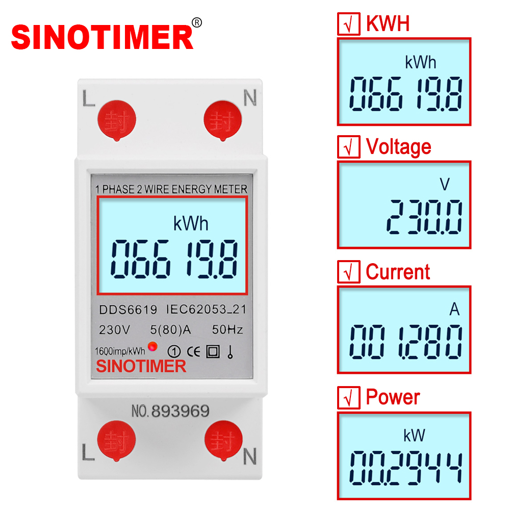 Medidor de potencia Digital CA, vatímetro de enchufe, medidor de consumo  eléctrico Kwh, toma de medición de enchufe de la UE, Analizador de potencia  LCD