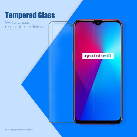 Vidrio templado para Realme C3 XT X2 Pro X, Protector de pantalla para Realme C11 U1 Q C2 C1, película trasera dura HD a prueba de golpes transparente ► Foto 1/6