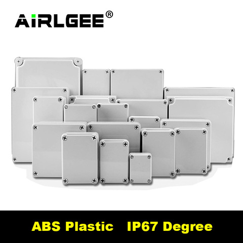 Caja de empalme eléctrico impermeable, caja de distribución exterior de plástico ABS RoHS, Serie AG, alta calidad, IP67 ► Foto 1/6