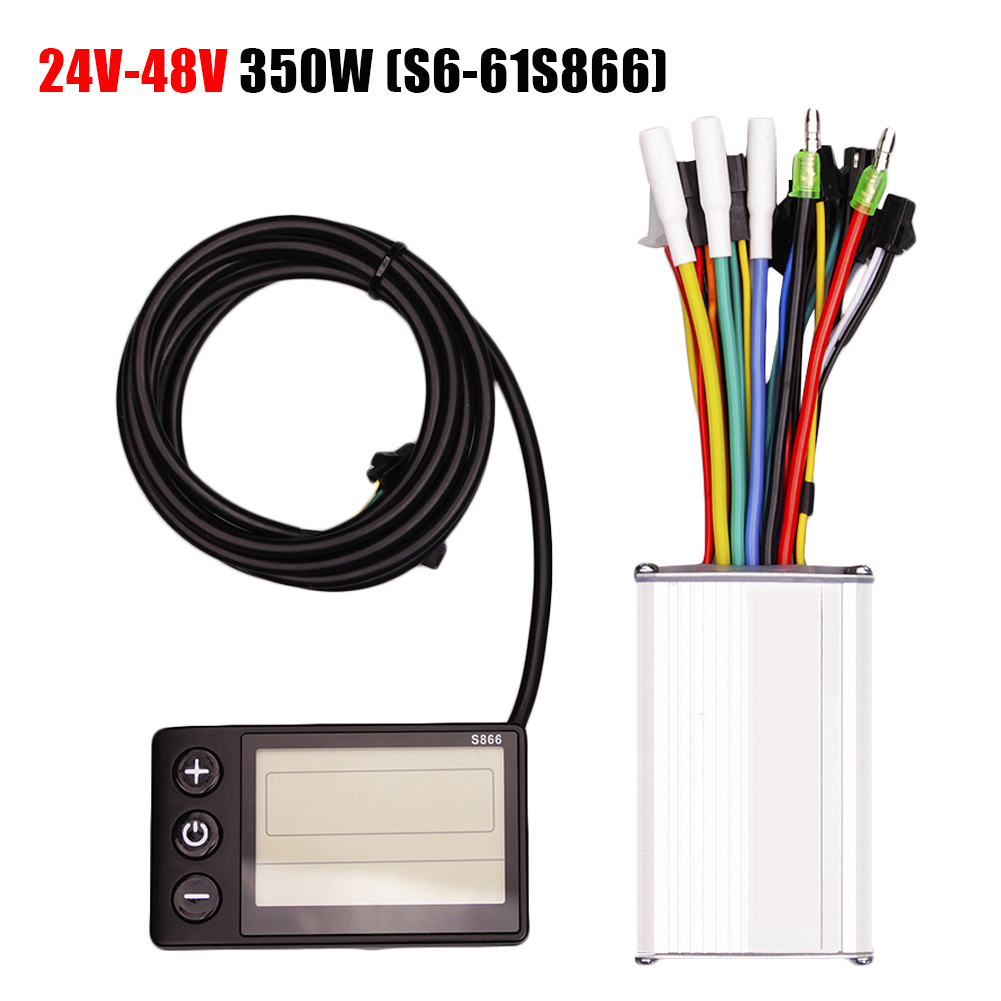 24-48V 250W/350W S6-51/S866 S6-61/S866 eléctrico sin escobillas controlador de Panel de pantalla LCD para la bicicleta de Motor de Scooter en Stock ► Foto 1/6