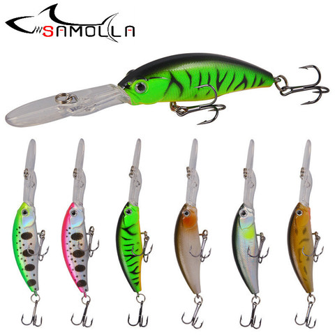 Minnow-Señuelos de Pesca de agua salada, 2022, peso del Crankbait, 7g, señuelo de arrastre, Isca Artificial, pescado falso ► Foto 1/6