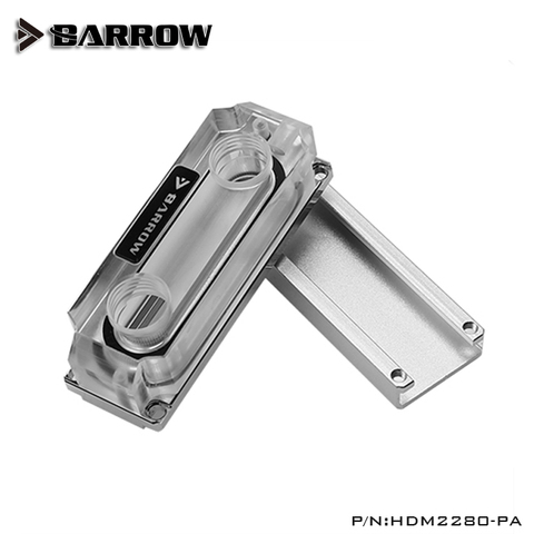 BARROW bloque de agua usar para 2280 \ 22110 PCI-E SSD \ SATA M.2 M2 SSD \ radiador doble bloque de lado disipación de calor de 80mm/110mm SSD ► Foto 1/6