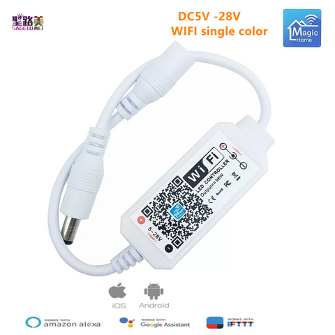 Magic Home DC5V 12V 24V Bluetooth controlador WiFi inalámbrico, RGB/RGBW IR RF LED Controller para 5050 WS2811 WS2812B Pixel led strip ► Foto 1/6