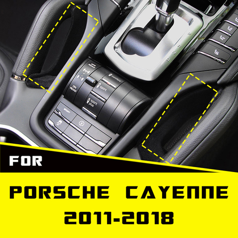 Caja de almacenamiento para Reposabrazos de coche, contenedor Organizador de bolsillo para Interior de consola central, soporte para Porsche Cayenne 2003-2012, 2 uds. ► Foto 1/6