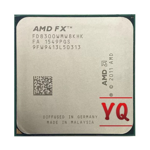 AMD-Procesador FX8300 de 8 núcleos, 8M, 95 W, Socket AM3+, 3.3GHz, paquete al por mayor ► Foto 1/2