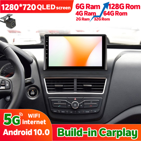 64GB Android 2 Din coche Radio Dvd reproductor Multimedia GPS para FAW BESTURN X40 2022 Autoradio Bluetooth navegador estéreo unidad de cabeza ► Foto 1/6