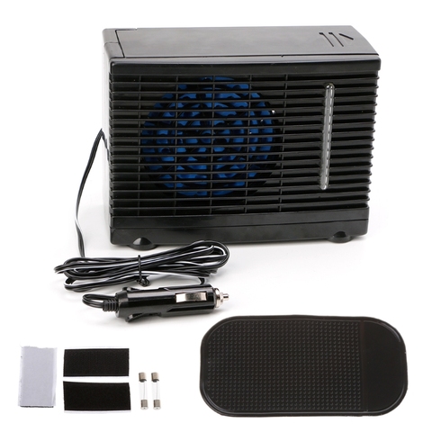 Aire acondicionado ajustable para coche, 60W, 12V, ventilador de refrigeración, agua, hielo, evaporativo ► Foto 1/6