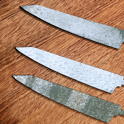 Cuchillo de cocina forjado hecho a mano, Material de Chef Damasco japonés en blanco, Santoku afilado en rodajas, Nakiri Gyuto, nuevo ► Foto 1/5