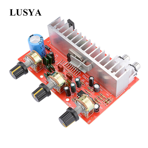 Lusya-Placa de Amplificador de Audio Digital TDA7377, Amplificador DE POTENCIA ESTÉREO de 40W + 40W, 2,0 canales, para coche, bricolaje, altavoz DC12V, E5-005 ► Foto 1/6