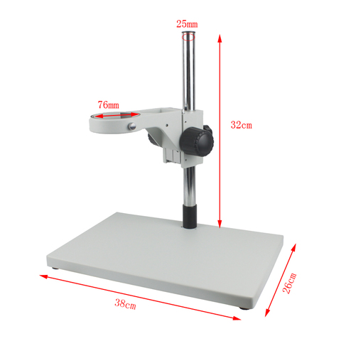 Soporte ajustable para microscopio Binocular, soporte de anillo de 76mm para microscopio Trinocular ► Foto 1/6