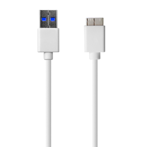 Cable micro-b USB 3,0 de 10 pines para WD, para Hitachi, Toshiba, Seagate, disco duro externo, color blanco ► Foto 1/5