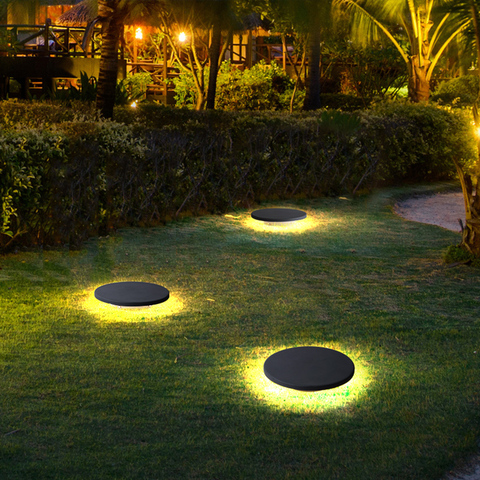 Lámpara de aluminio para decoración de paisaje de jardín y lámpara LED para jardín, luz de suelo impermeable IP65 para exteriores, AC90-260V ► Foto 1/6