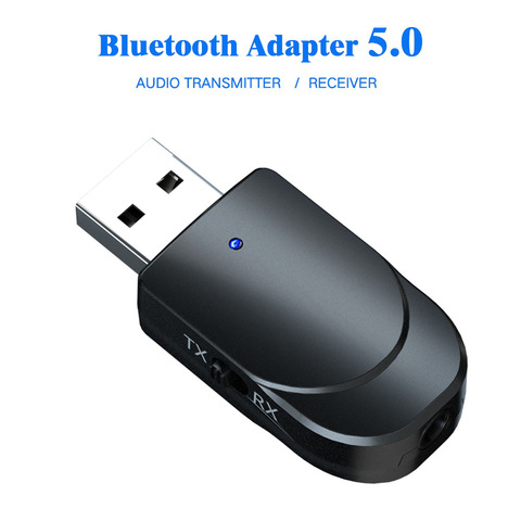 KEBIDU-receptor de Audio 3 en 1 con Bluetooth 5,0, Mini Transmisor estéreo AUX de 3,5mm, adaptador inalámbrico para TV y PC ► Foto 1/6