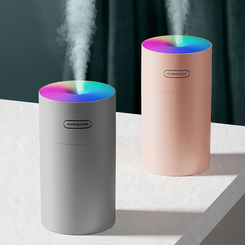 Humidificador de aire, difusor de aceite, Usb MINI, 270ML, generador de niebla de luz romántica ultrasónica, purificador de aromaterapia para el hogar y el coche ► Foto 1/6