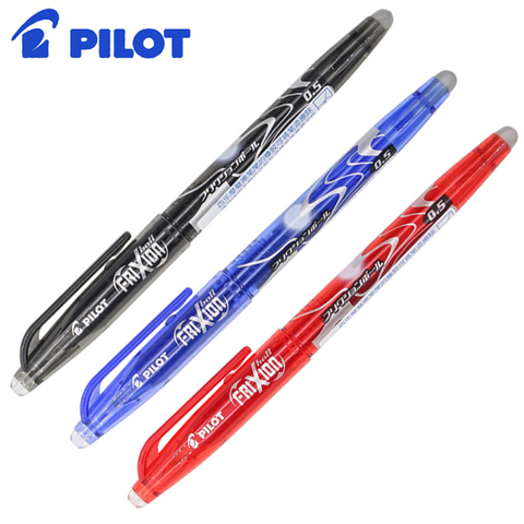 3 unids/lote piloto de Japón Frixion pluma Borrable Gel plumas de tinta 0,5mm Negro Azul Rojo Boligrafo Borrable Stylo Effacable LFB-20EF ► Foto 1/6