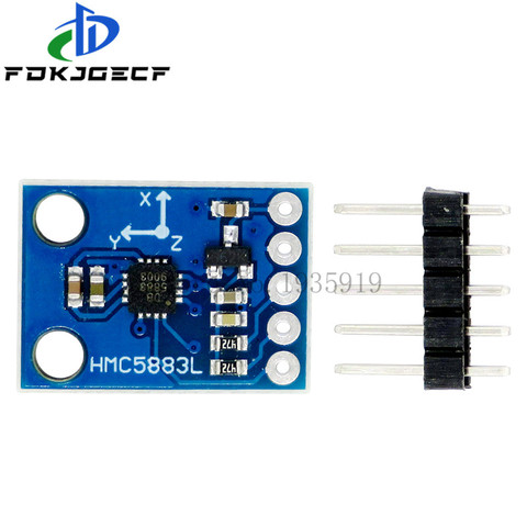 GY-273 3V-5V HMC5883L eje Triple brújula Módulo Sensor magnetómetro de tres ejes campo magnético módulo para Arduino ► Foto 1/2