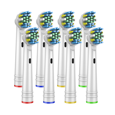 Recambio de cabezales para cepillo de dientes Oral-B, eléctrico, potencia, vitalidad, precisión, limpieza, 3D, Pro Health, Triumph, 3D Excel, 8 unidades ► Foto 1/5