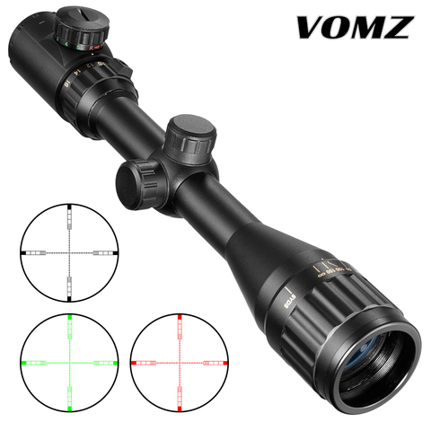 VOMZ-mira telescópica óptica para caza, punto rojo y verde iluminado, Rifle de alcance para francotirador, mira telescópica, Airsoft, 4-16X40 ► Foto 1/6