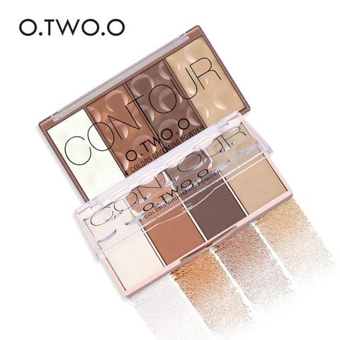 O.TW O.O-paleta de contorno de 4 colores, sombra para el rostro, polvo de secado, bronceador de maquillaje de larga duración, corrector Facial ► Foto 1/6