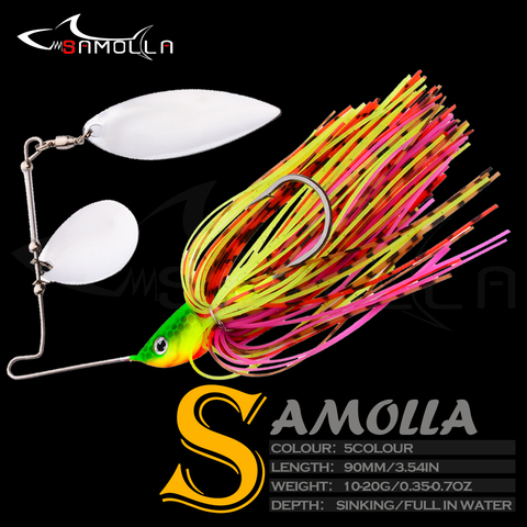 Cuchara Spinner para Pike 10-20g Chatterbait Wobblers perca pesca señuelo accesorios invierno accesorios ganchos cebo Artificial plantilla Spinnerbait ► Foto 1/6