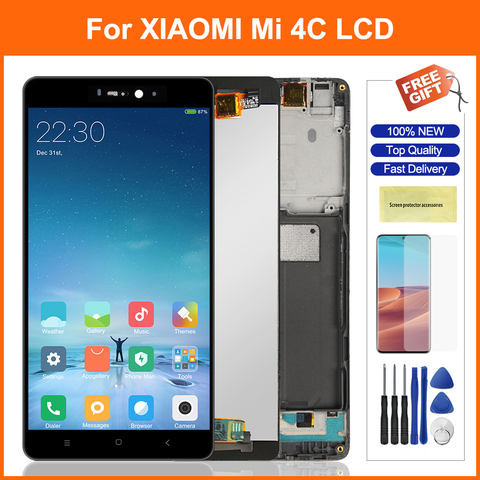 Pantalla Lcd de 5,0 pulgadas para Xiaomi Mi 4C, Panel de pantalla táctil, montaje de digitalizador, repuesto para Xiaomi 4C Mi4C ► Foto 1/6