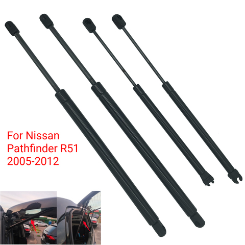 Ventana trasera portón trasero de arranque amortiguadores de Gas apoyo resorte de elevación Bar para Nissan Pathfinder R51 2005-2007, 2008, 2009, 2010, 2011, 2012, 2013 ► Foto 1/6