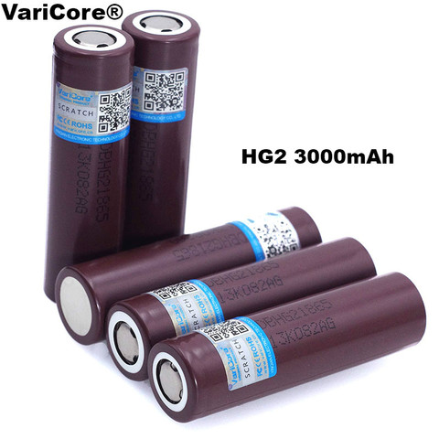 VariCore-batería Original HG2 18650 de 3000mAh, 18650HG2, 3,6 V, descarga, 20A, para baterías de cigarrillo electrónico ► Foto 1/5