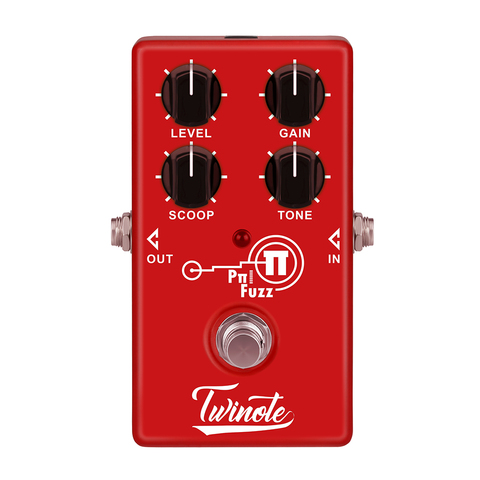 Twinote P FUZZ efectos modernos analógicos Pedal Processor distorsión alta ganancia de Pedal de efecto guitarra eléctrica Metal Rock Accesorios ► Foto 1/3