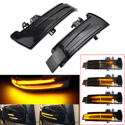 Indicador de espejo retrovisor dinámico para coche, luz intermitente para Mercedes Benz A B C E S CLA CLS GLA GLK Class W176 W204 W221 ► Foto 1/6