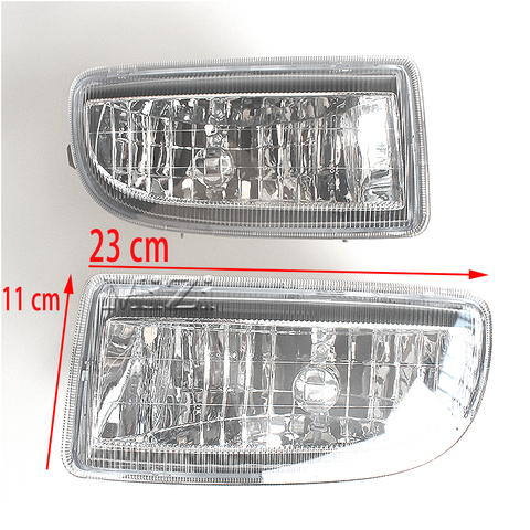 Para Land Cruiser 100 luces antiniebla para Toyota Land Cruiser 100 Lc100 1998-2007-LED halógena niebla lámparas de luz de niebla luz de día DRL ► Foto 1/6