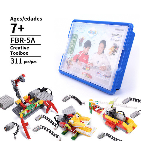 Wodo-Conjunto de construcción de robótica, Sensor de movimiento de inclinación eléctrica, regalos de Juguetes de bloques de construcción, Compatible con logoes 9580 en caja, novedad de 9580 ► Foto 1/6