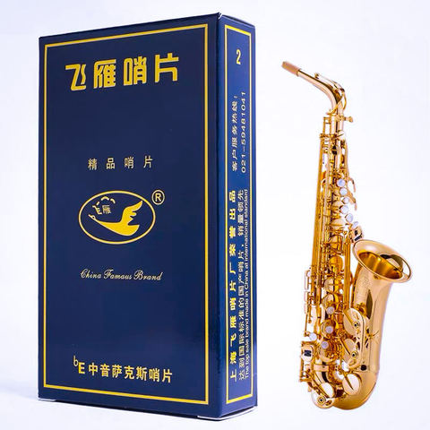 Cañas de saxofón de alta resistencia, Shanghai flyinggook, 1,5/2,0/2,5/3,0, opción de estilo clásico/Popular, 10 Uds. ► Foto 1/6