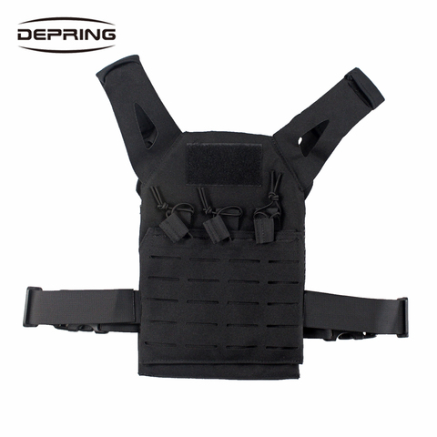 Táctico exterior niños Mini Molle salto placa portador JPC chaleco caza accesorios tela Oxford militar Molle Gear ► Foto 1/6