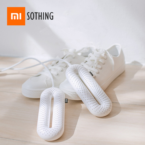 Xiaomi-secador de zapatos Mijia Sothing, esterilización eléctrica portátil para el hogar, desodorización UV de temperatura constante, enchufe US/CN, 220v ► Foto 1/6