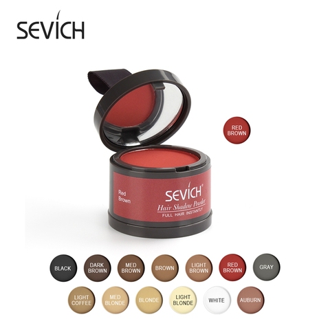 Sevich-sombra en polvo de línea de cabello, 12 colores, cobertura de pelo de rellenado, línea de cabello Unisex, sombra en polvo, cabello gris modificado ► Foto 1/6