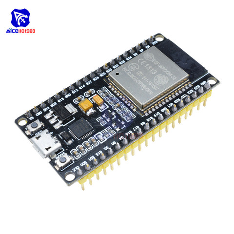 Placa de desarrollo de ESP-32 ESP32, WiFi, Bluetooth, Dual Core, CP2102, antena RF, módulo de filtros de amplificador de bajo ruido ► Foto 1/6