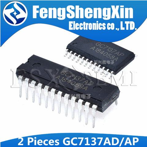 Pantalla LED A/D convertidor IC, 2 uds., GC7137AD DIP-24 CC7137AD DIP GC7137 GC7137AP SOP-24 ► Foto 1/2